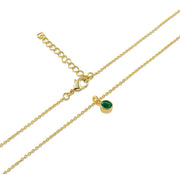 The deep green emerald pendant necklace adds a bold yet graceful touch to any necklace for women collection.